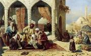 unknow artist Arab or Arabic people and life. Orientalism oil paintings 135 painting